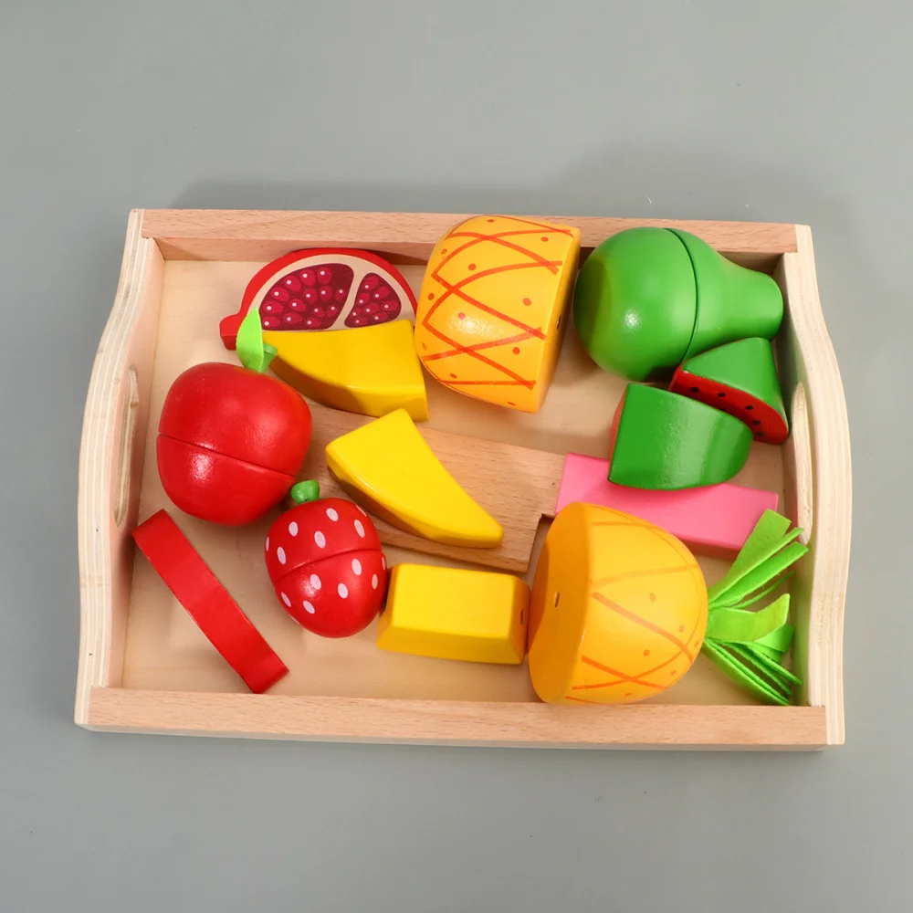 9 шт. имитация фруктов модели магнитные разделочные игрушки DIY Набор для резки