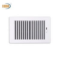 2 way w10 x h6 bright white finished plastic sidewallceiling register air grille air vent ventilation equipment