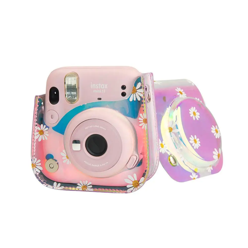 

Fujifilm Instax Mini 11 Camera Accessory Artist Oil Paint PU Leather Instant Camera Shoulder Bag Protector Cover Case Pouch