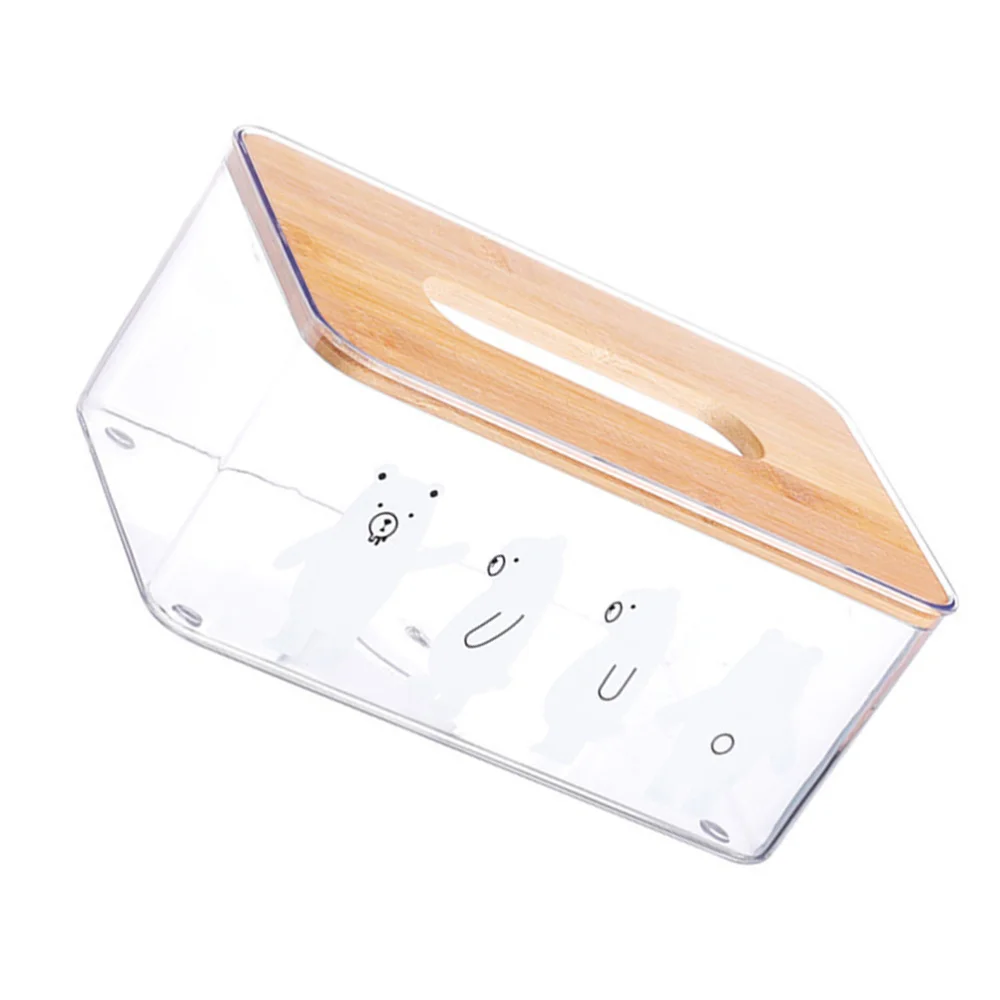 

1pc Cartoon Tissue Box Tissue Storage Container Household Desktop Napkin Box