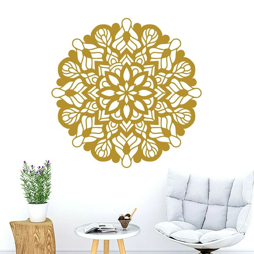 

Boho Mandala Wall Decal Home Decoration Bedroom Background Bohemian Style Home Furnishing Decorative Vinyl Wall Sticker Z610