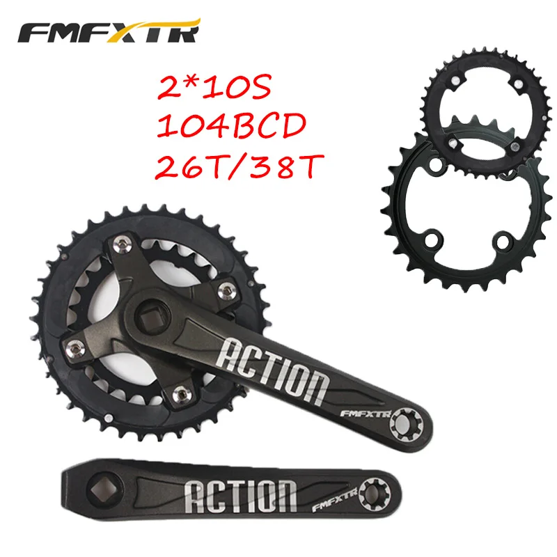 FMFXTR MTB велосипедная система 26T 38T цепь 64/104BCD 170 мм Crank стальные горные велосипеды запчасти дорожных велосипедов аксессуары