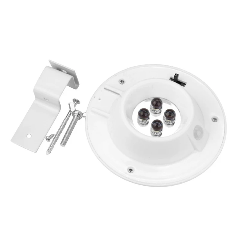 4 LED Solar Power Gutter Spot Light Outdoor Garden Yard Fence Roof Security Lamp Energy Saving Environmental Protection | Лампы и