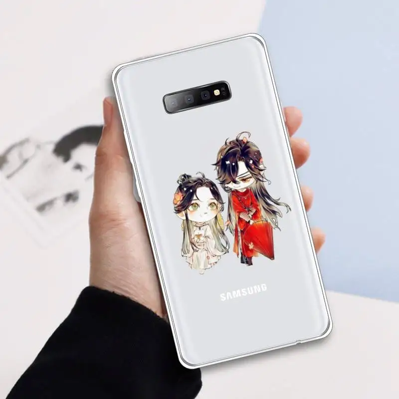 

Heaven Official's Phone Case Transparent For Samsung Galaxy A71 A21s S8 S9 S10 plus note 20 ultra