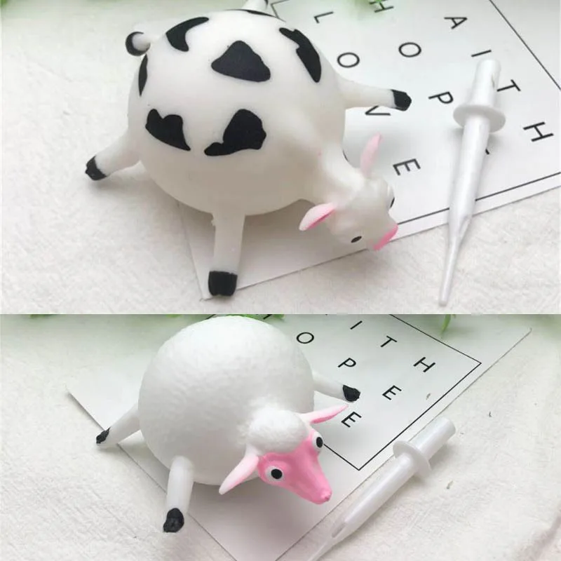 10-2Pcs 1-2 шт., забавные игрушки-животные, надувной водный шар, Сжимаемый шар, пузырьковый шар, облегчение стресса, детские игрушки, новинка, вечерние, подарок - Цвет: 10-2Pcs