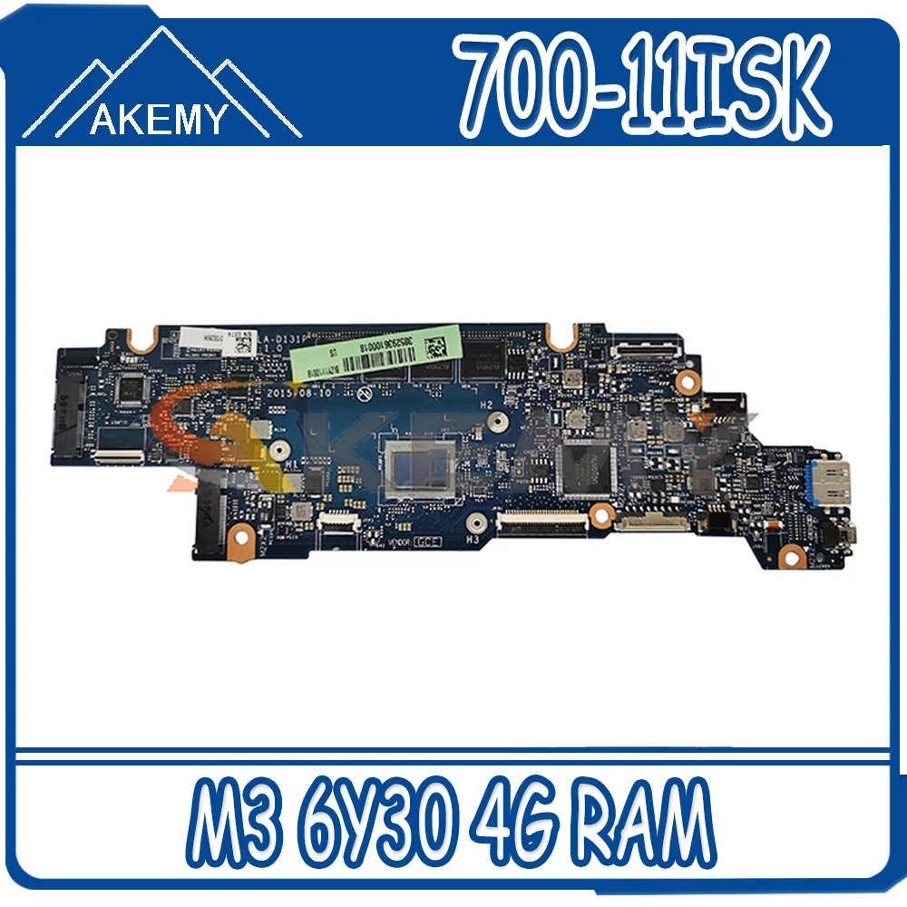 

Akemy BIZY1 LA-D131P For Lenovo YOGA 700-11ISK YOGA 700-11 Laptop Motherboard CPU M3 6Y30 4G RAM 100% Test Work