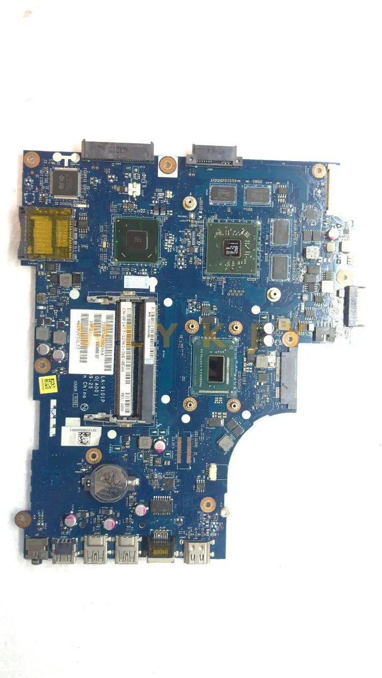 VAW01 LA-9101P для DELL Inspiron 3521 5521 материнская плата ноутбука VAW00 LA-9104P CPU i5 3337U /3317U 100%