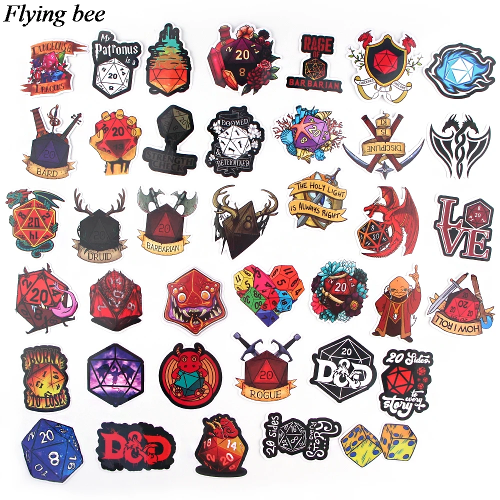 Flyingbee 39 шт классные забавные водонепроницаемые наклейки детские игрушки для DIY