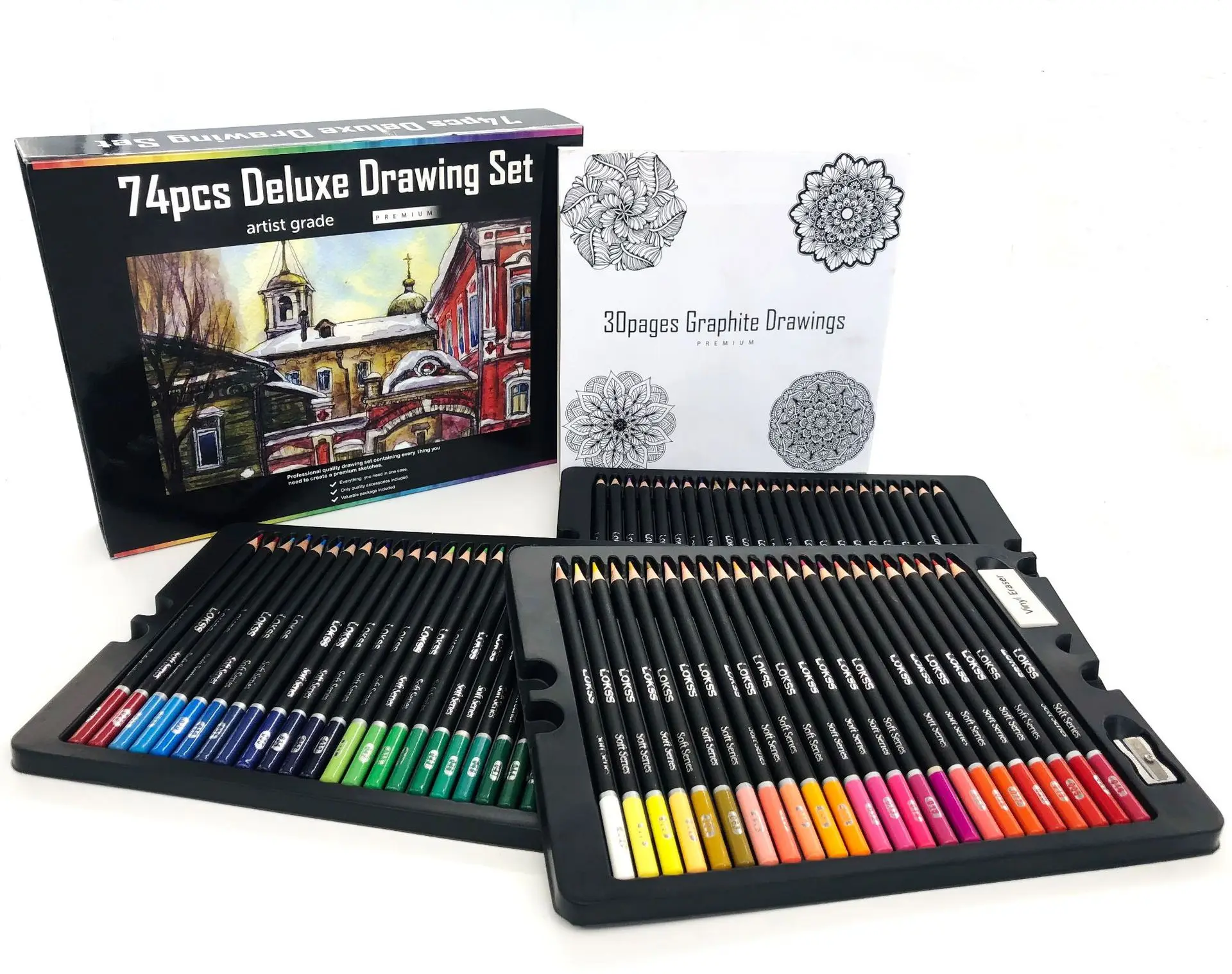75 Profesional Colored Pencils Lapis Artist Painting Oil Color Pencil For School Drawing Sketch Art Supplies children | Канцтовары для