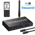 Bluetooth DAC преобразователь 192 кгц цифровой коаксиальный Toslink в аналоговый стерео LR RCA 3,5 мм аудио конвертер