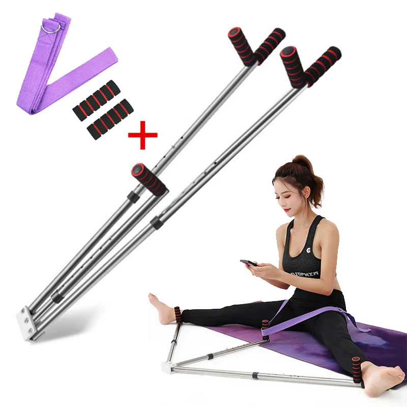 

3 Bar Leg Stretcher Adjustable Split Stretching Machine Stainless Steel Home Yoga Dance Exercise Flexibility Training Equipment