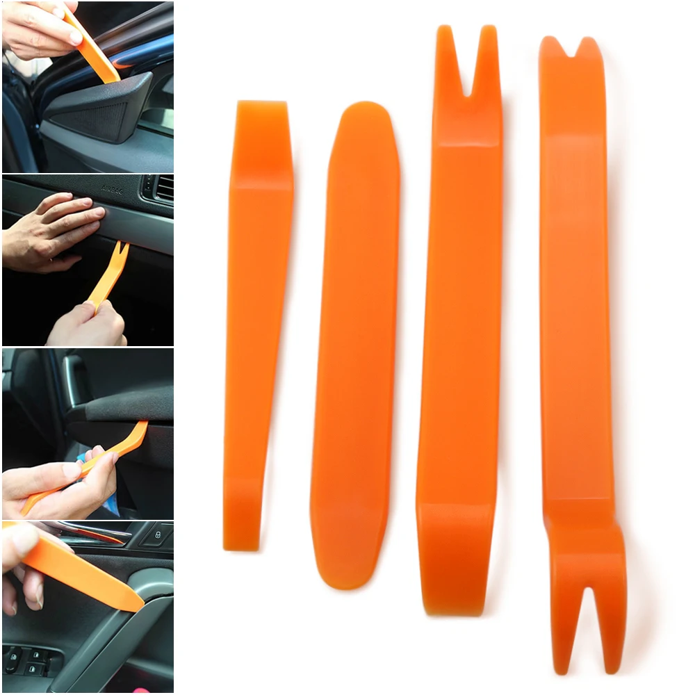 4pcs/set Car Radio Disassembly tool for skoda yeti lancer 9 volvo xc90 subaru forester honda fit mitsubishi | Автомобили и