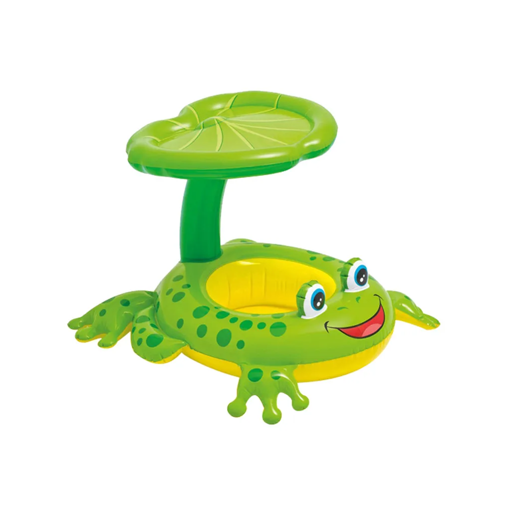 Детские надувные плавающие круги для сидения летние кольца солнечные тени