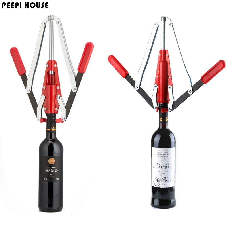 Двухрычажный ручной штопор для стандартного вина и Синтетические пластиковые