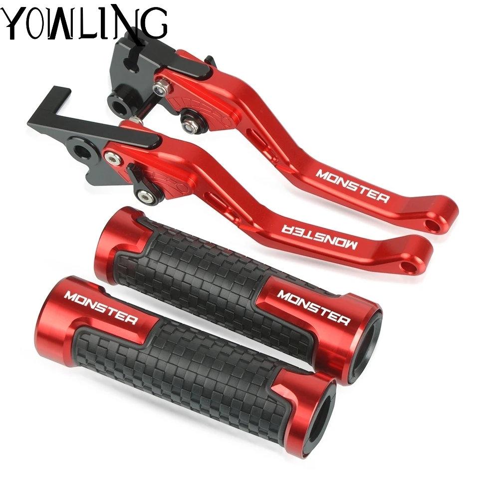 

Motorcycle Accessories Handbrake Brake Clutch Lever Bike Cable Handle Grip set FOR DUCATI MONSTERS S2R800 2R 800 2010 2011 2012