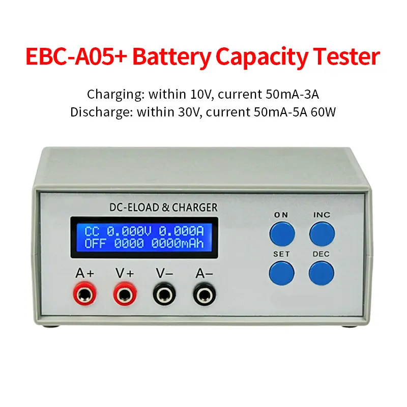 

EBC-A05+ Battery Capacity Test Mobile Power Charging Head Test Electronic Load