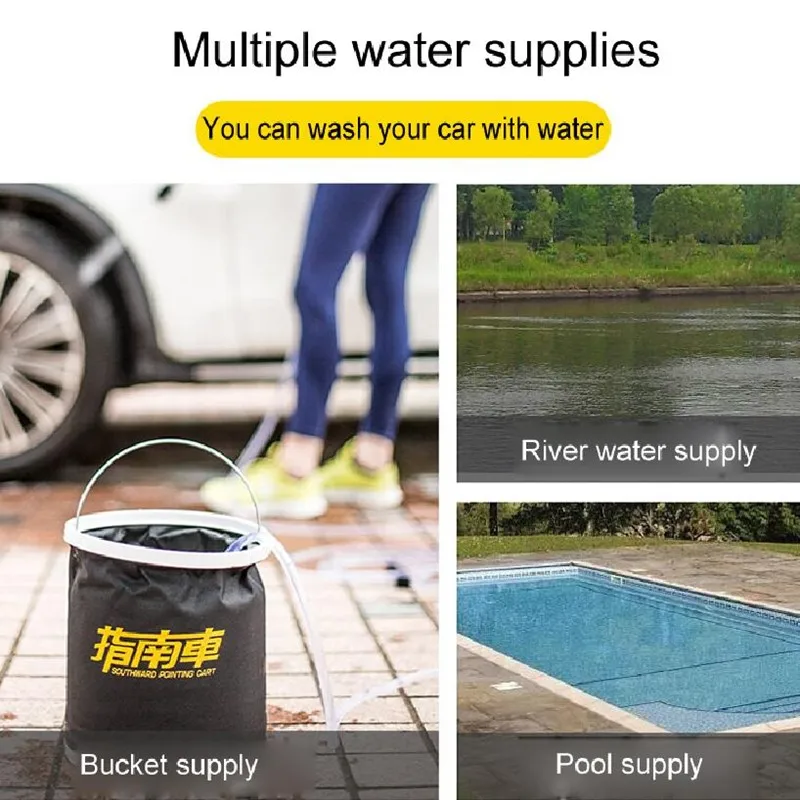 Беспроводной портативный водяной пистолет высокого давления для мойки