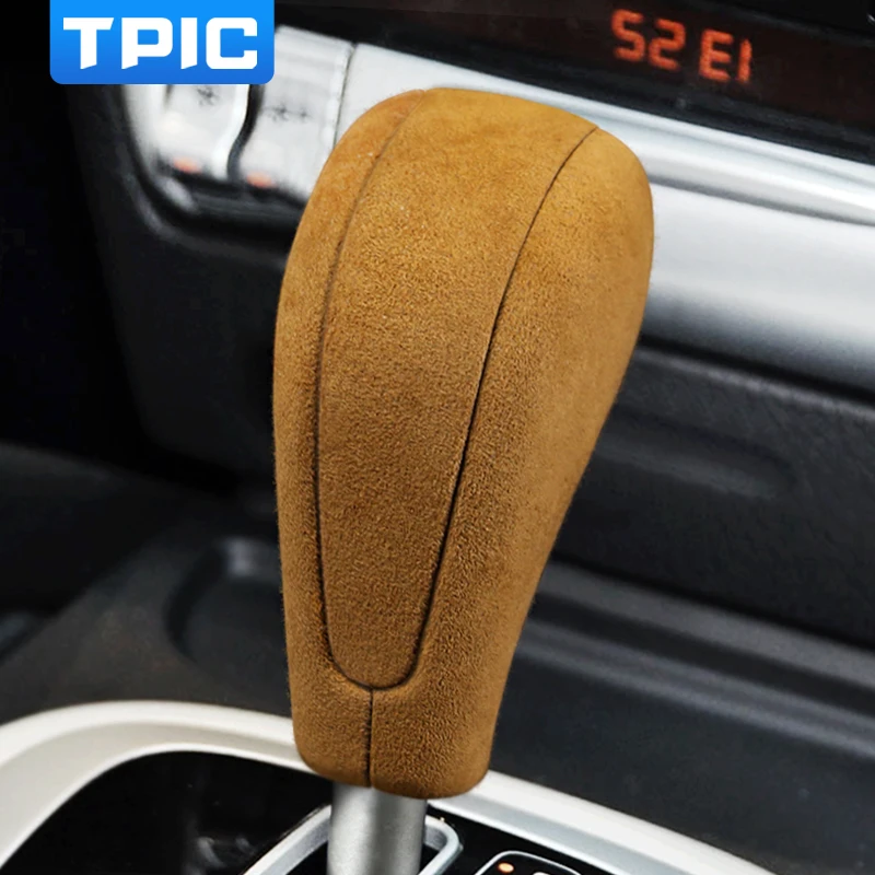 TPIC для Porsche Cayenne 2004 2009 внутренняя отделка алькантара ABS ручка переключения передач