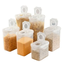 1pc kitchen dampproof sealed jar organization food storage containers snacks dried fruit dry cargo multigrain tank bottle