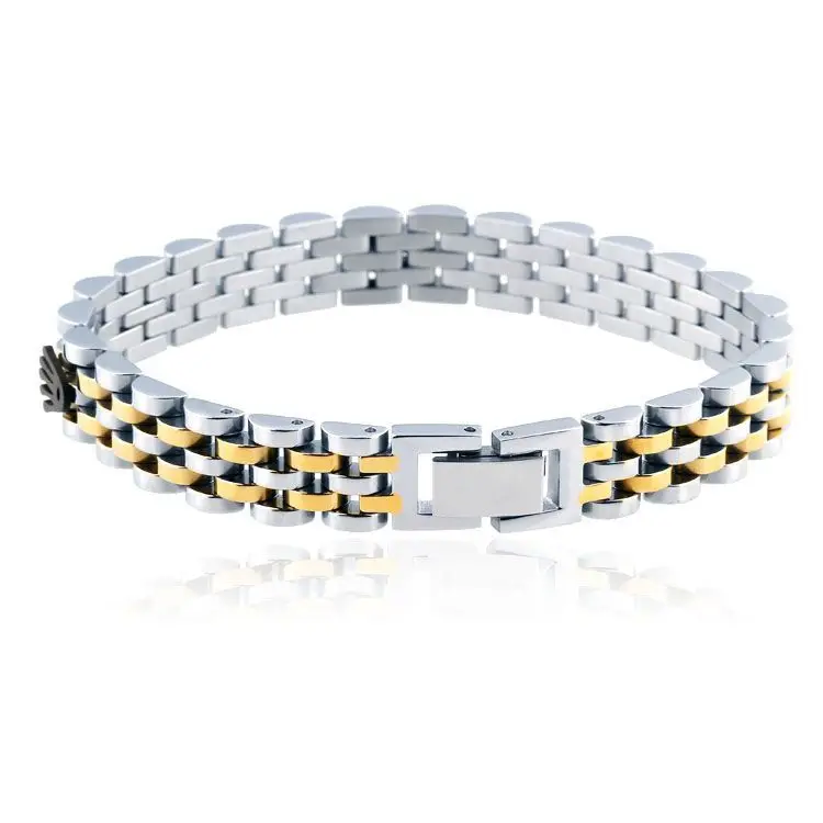 Роскошный браслет-цепочка с изображением короны для мужчин Подарочная бижутерия