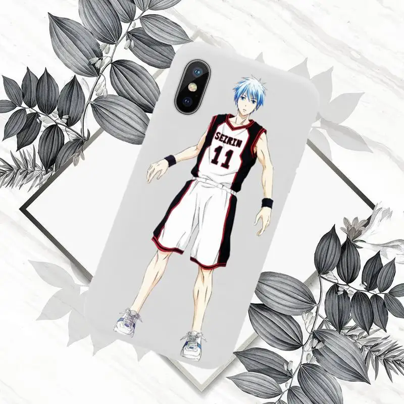 

Kuroko No Basket Phone Case White Candy Color for iPhone 11 12 mini pro XS MAX 8 7 6 6S Plus X SE 2020 XR