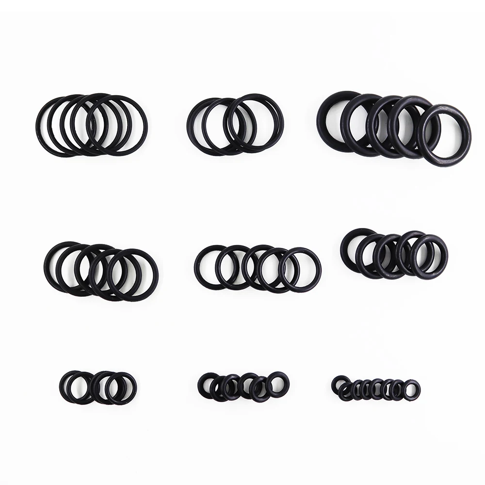 225 шт. резиновые уплотнительные кольца в пластиковой коробке 18