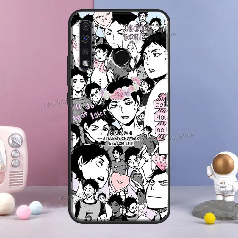 Чехол Akaashi Keiji Haikyuu для Huawei P40 P20 Lite P30 Pro P Smart 2021 Nova 5T Honor 50 9X 8X 8S 9S 10i | Мобильные