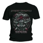 Официальная Мужская футболка Avenged Sevenfold A7X, с военными доспехами