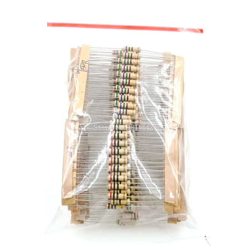 

300PCS Resistor Kit 1W 5% 30values X 10pcs Carbon Film Resistance 0.1-750 ohm Set 0.1R - 750R