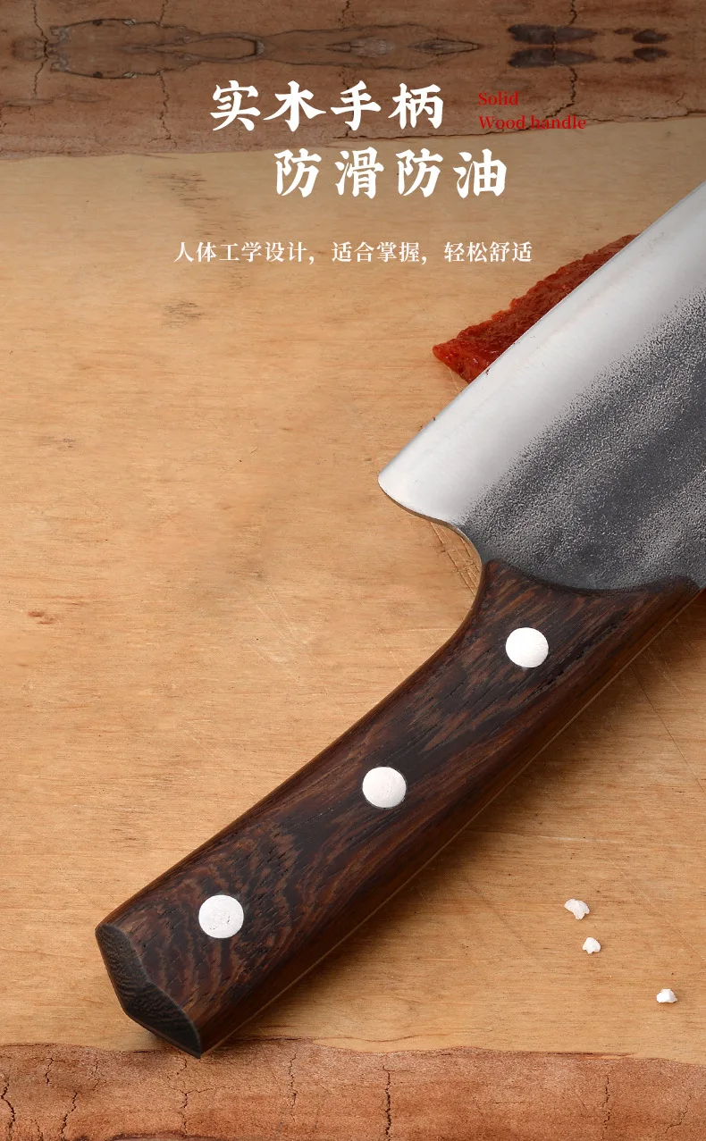 Кухонный нож 8 дюймов шеф-повар для нарезки молоток кованый резка мяса мясника