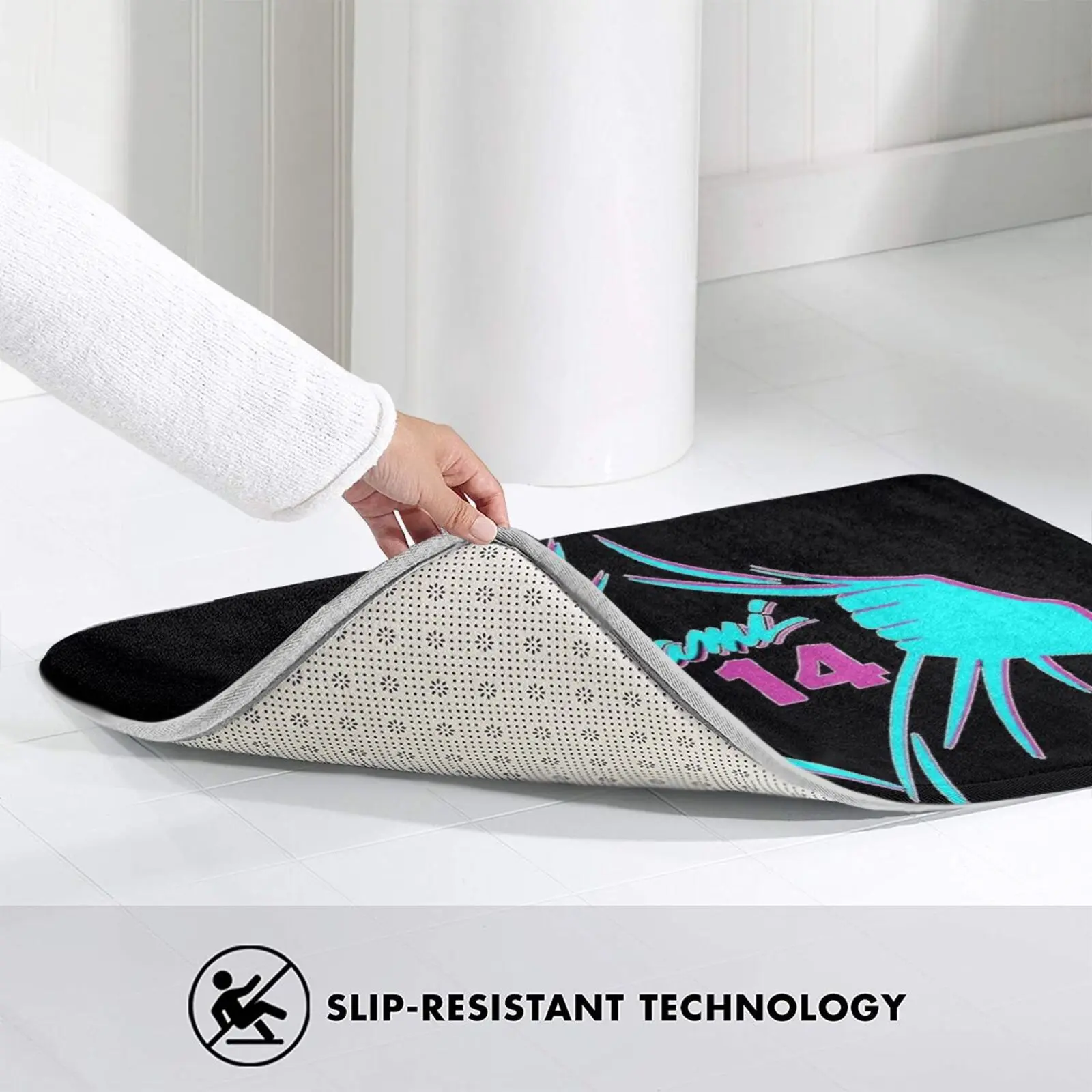 Коврик для баскетбола Майами 14 дюймов Мягкий Нескользящий герро Джимми Батлер