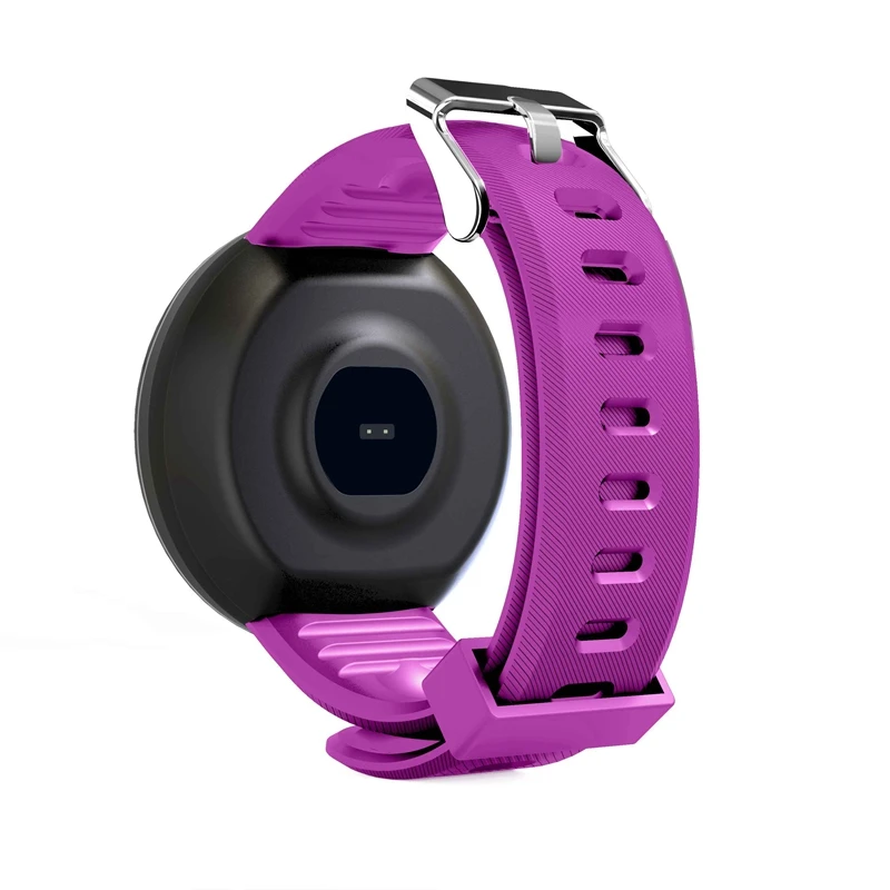 Умные часы D18 с Bluetooth мужские и женские круглые монитором кровяного давления