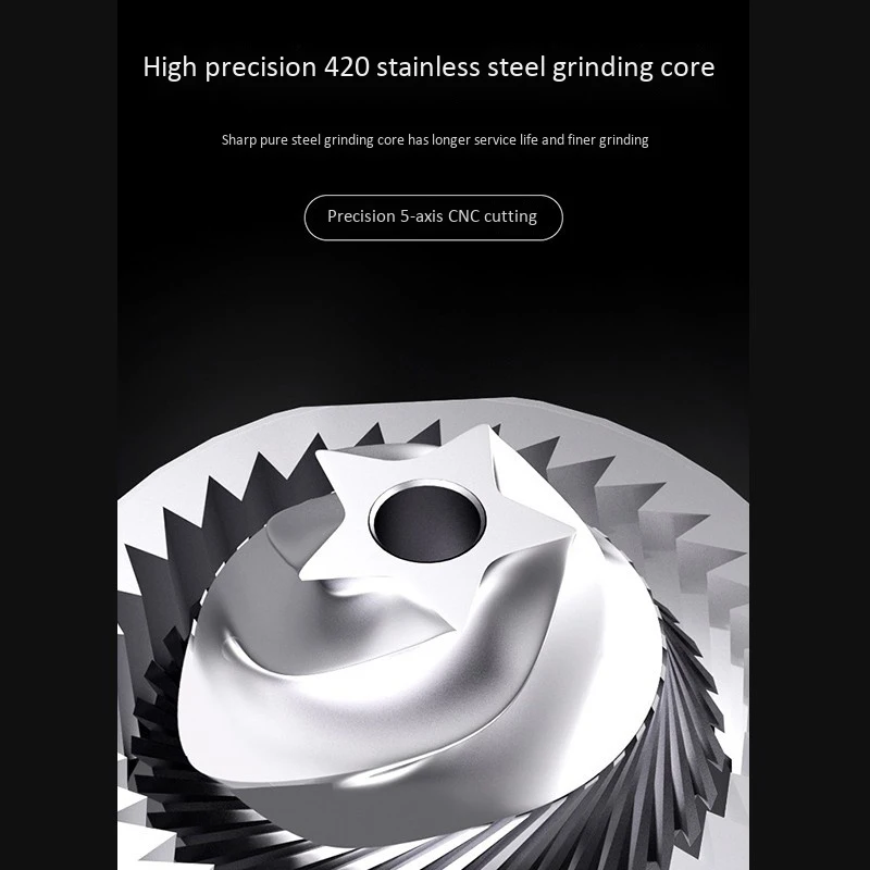 Comprare Macinacaffè Manuale Con Impostazione Regolabile, Macinacaffè In Acciaio Inossidabile, Macinacaffè Manuale, Macinacaffè Conico