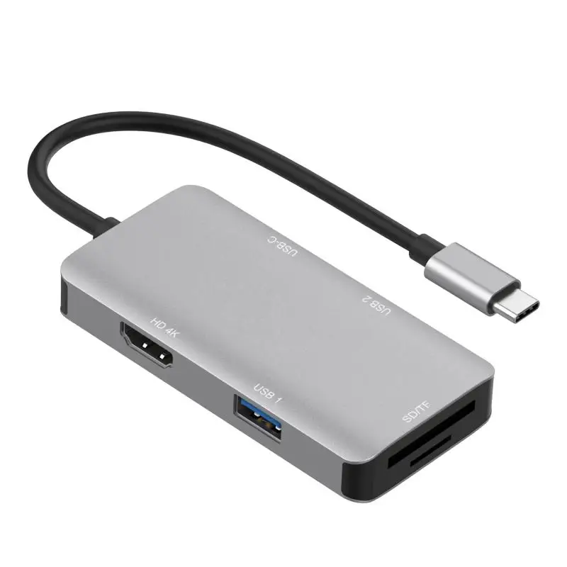 Многофункциональный концентратор для ПК планшета типа C к HDM/2 порта USB3.0/PD/SD/TF