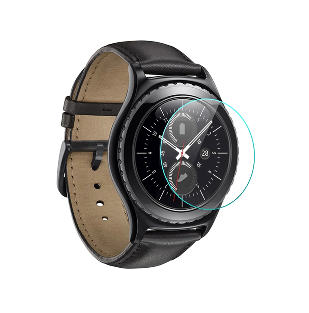 23 46 мм Смарт часы Закаленное стекло протектор экрана для Garmin Samsung Casio Huami Tic HD
