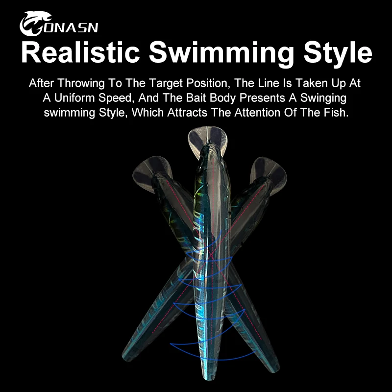 ONASN SLIVER-KNIFE Minnow Fishing lures Sinking 100mm 80mm Hard Baits High Quality Jerk baits Wobblers Sea Bass Fishing Tackle