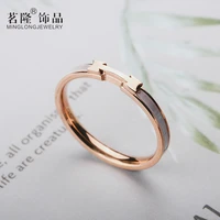 rings for women females jewelry accessory bridal wedding engagement promise gift 2020 new brand designer shell rose golden top