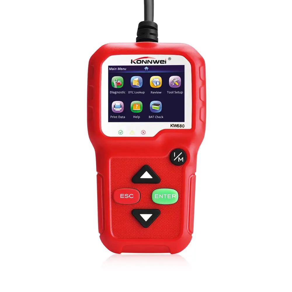 OBD2 ODB2 сканер автоматический диагностический KONNWEI KW680 полная функция