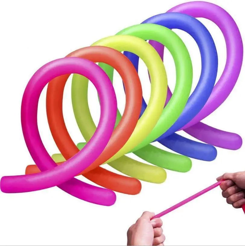 

Fidget Toys Decompression Toy Monkey Noodles Rope Stretched Soft Figet Stress TPR Noodle Stretch Children's gift Squishy