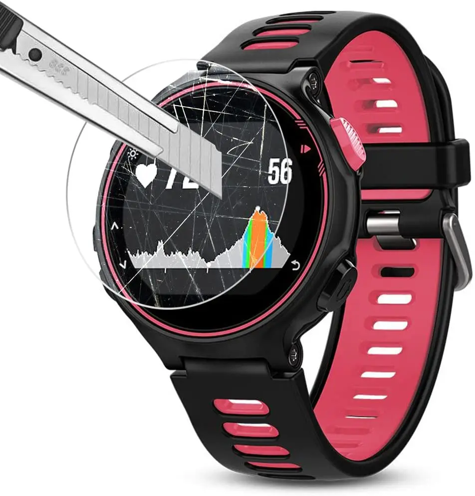 3 шт./лот защитная пленка из закаленного стекла для Garmin Forerunner 225 235 620 735XT 630 Vivoactive HR