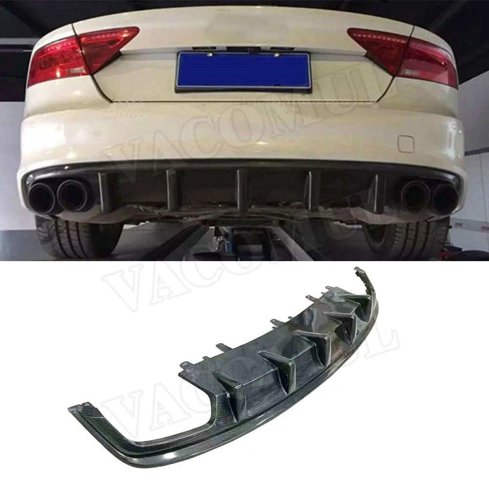 Задний спойлер из углеродного волокна для Audi A7 S7 Sline Sport 2012 2018 защита