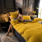 Бархатное покрывало с пододеяльником, зимнее толстое покрывало, односпальноеДвухспальноебольшоедвуспальное, плюшевое постельное белье, Комплект постельного белья