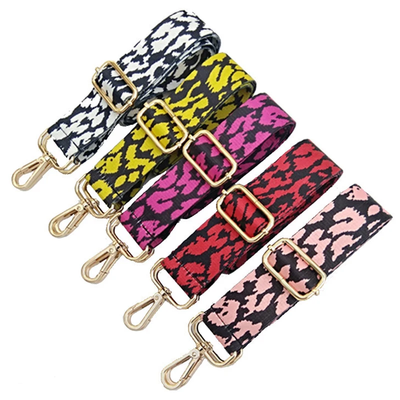 Новая нейлоновая сумка на ремне широкая леопардовая сменная Аксессуары