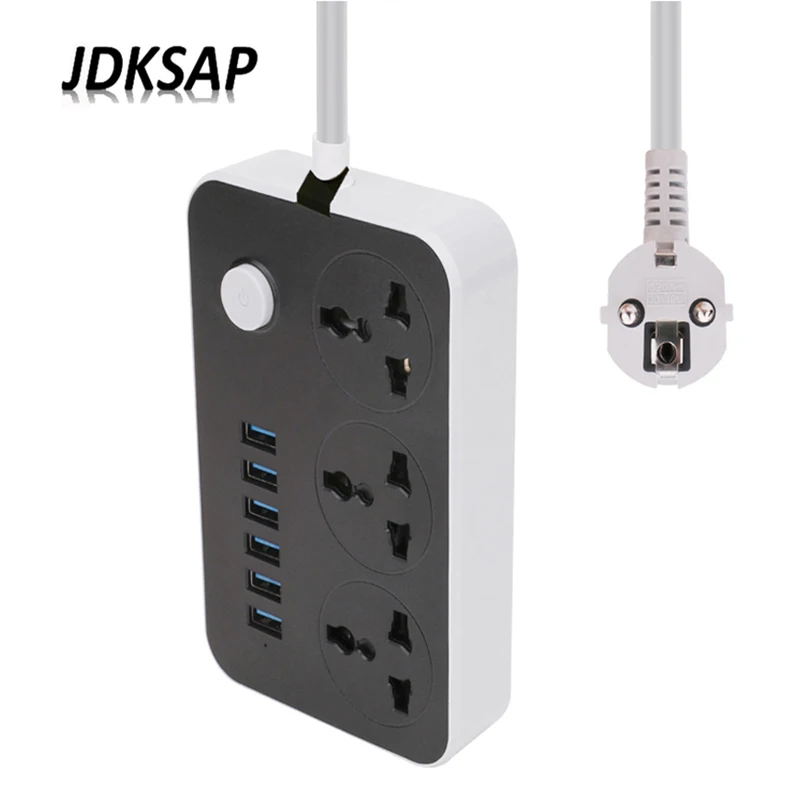 Сетевой фильтр с USB разъемом для платы питания 2 круглых контакта европейская