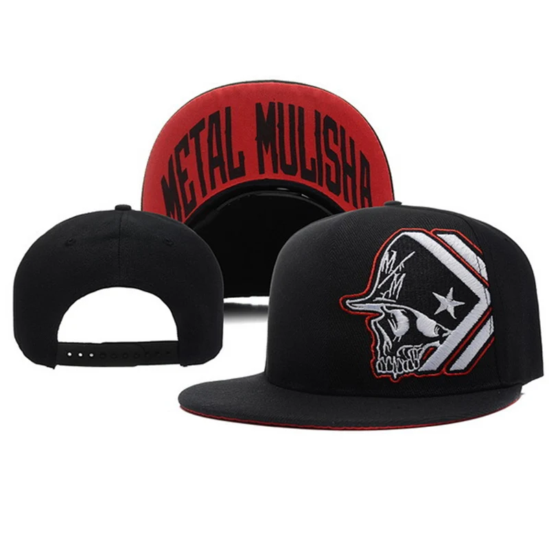 

Unisex Letter Embroidery Baseball Cap Women Outdoor Sports Sun Flat Hat Men Fashion Metal Mulisha Hip Hop Caps