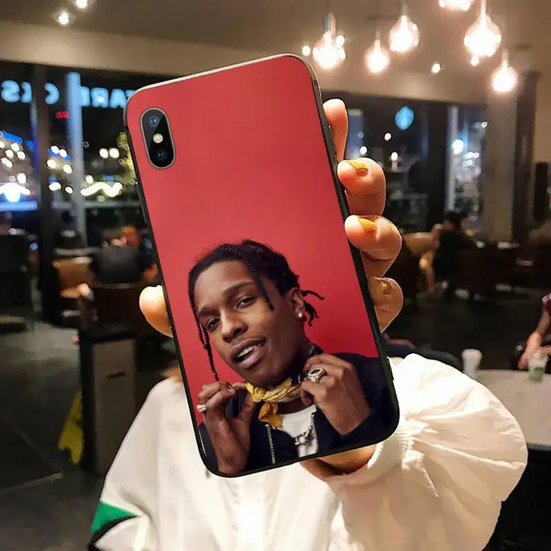 

ASAP Mob Asap Rocky Rapper Phone Case for iPhone 11 12 pro XS MAX 8 7 6 6S Plus X 5S SE 2020 XR