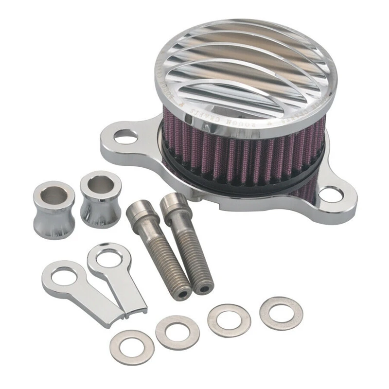 Воздухоочиститель мотоцикла воздухозаборная система фильтров алюминий для