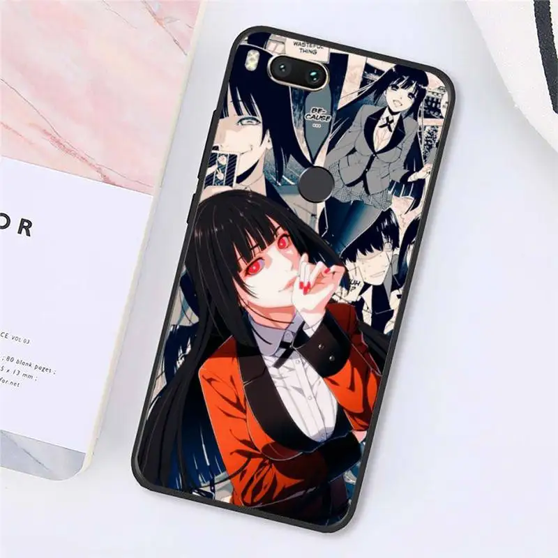 

Japan anime Kakegurui Phone Case For Xiaomi Redmi note 7 8 9 t max3 s 10 pro lite cover funda coque shell