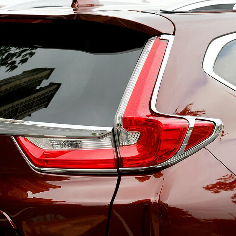 

1 Set Car Rear Fog Light Taillight Cover Chrome Moulding Cover Trims for Honda Crv Cr-V 2017-2019 Car Styling