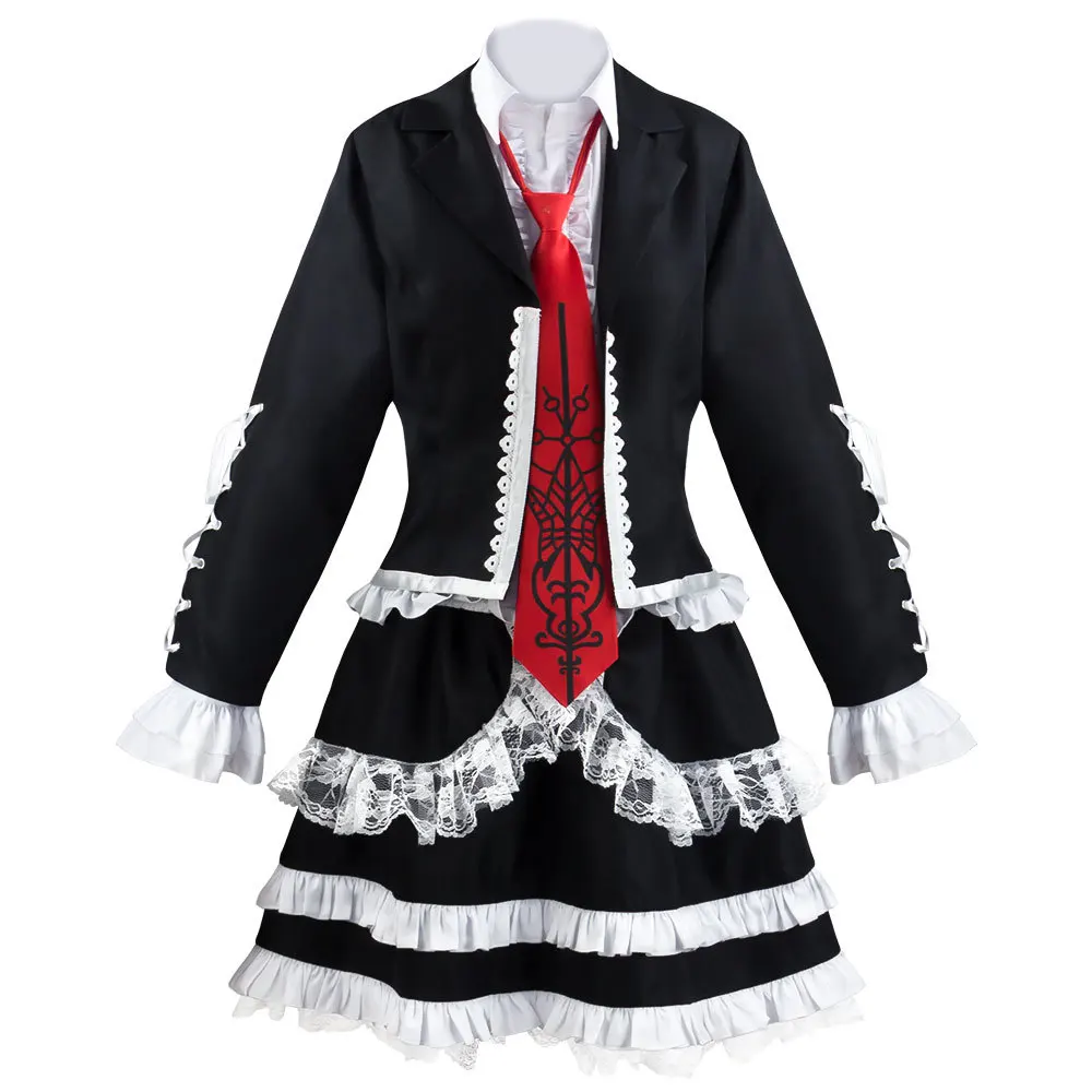 

Danganronpa Dangan Ronpa Celestia Ludenberg Cosplay Costume Custom Made Dangan Halloween Party Fancy Dress Free Ship